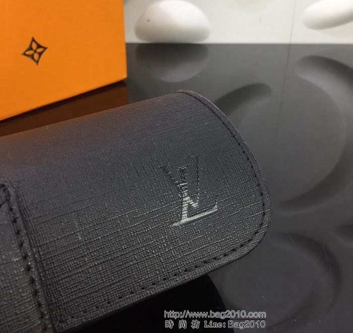 路易威登LV 頂級原單 優雅腕表盒 Eclipse 柔軟的Monogram帆布面 皮質系帶與搭扣設計 安全牢靠  YDH2575